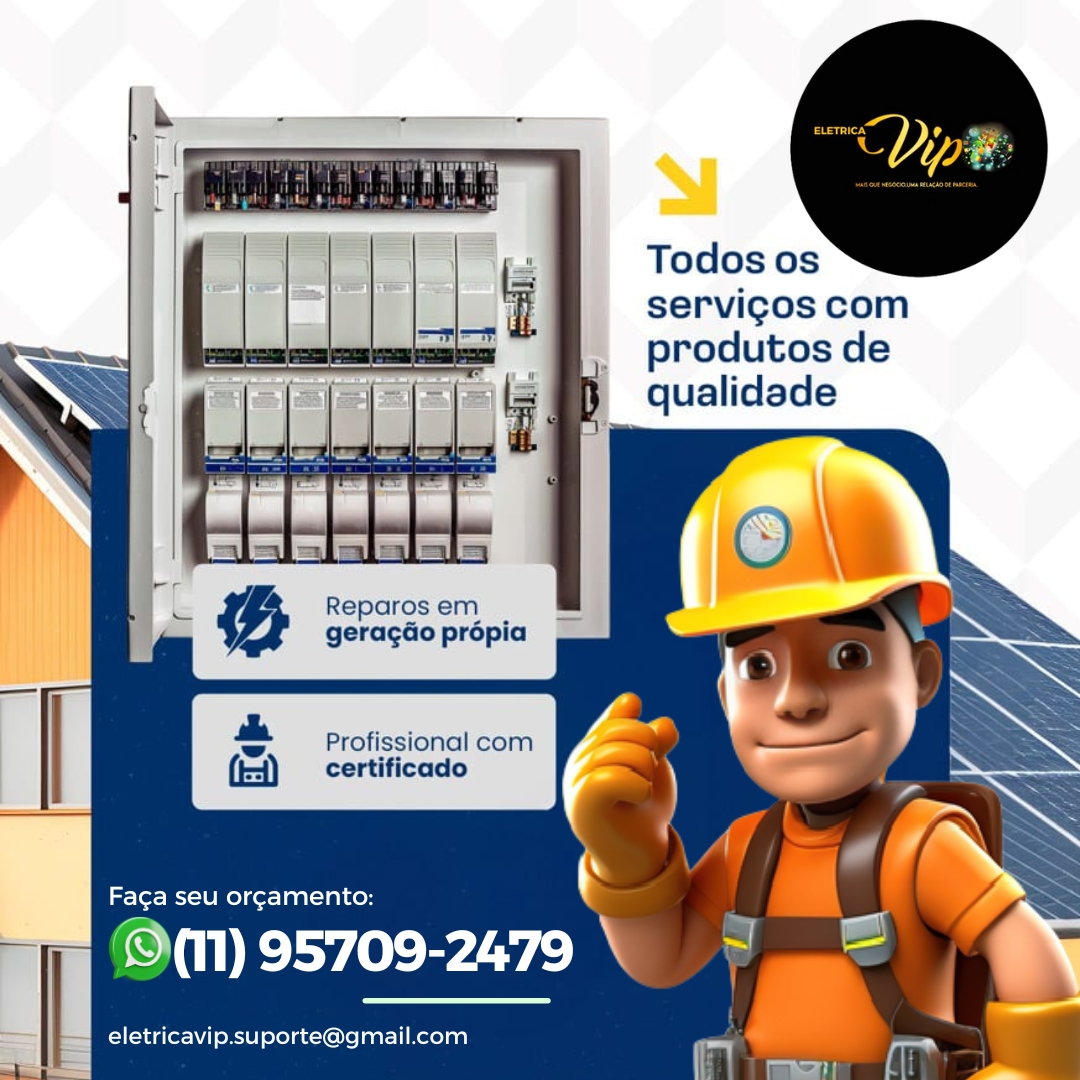 Instalações Elétricas Profissionais - Vip Elétrica